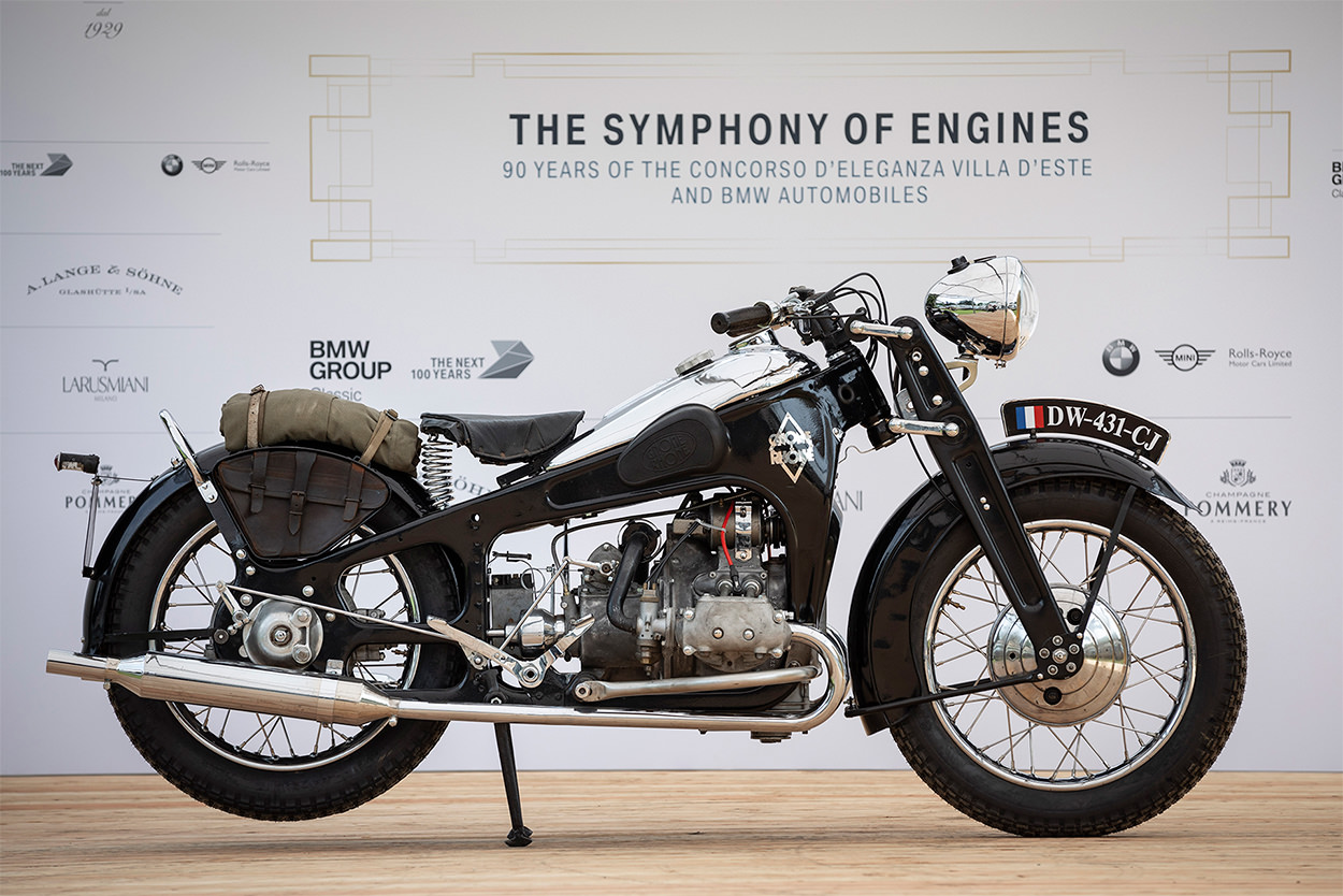 1942 Gnome et Rhone X40 at the 2019 Concorso d'Eleganza