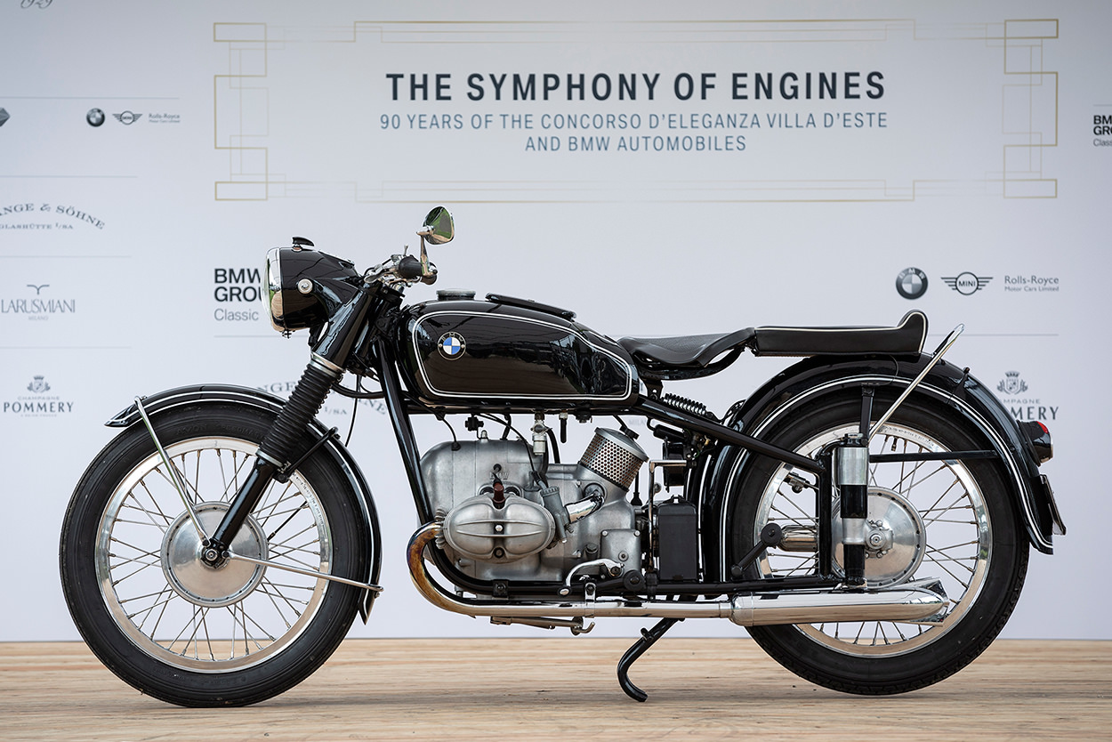 1953 BMW R68 at the 2019 Concorso d'Eleganza