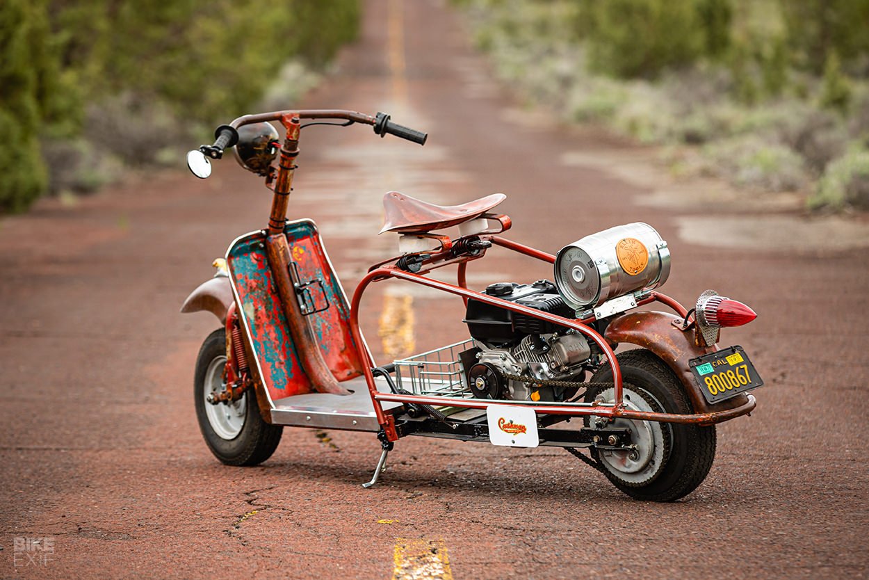 1958 Cushman Highlander motor scooter