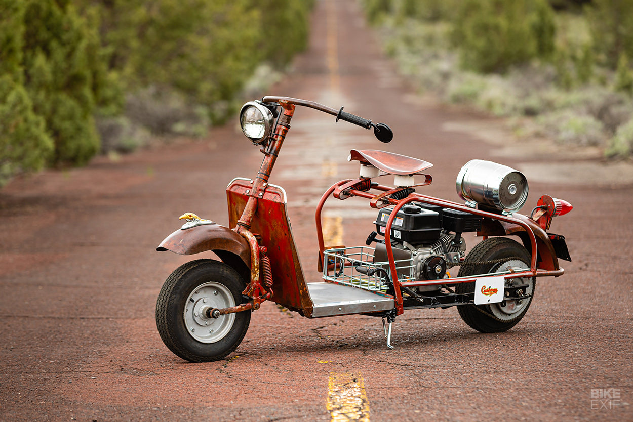 1958 Cushman Highlander motor scooter