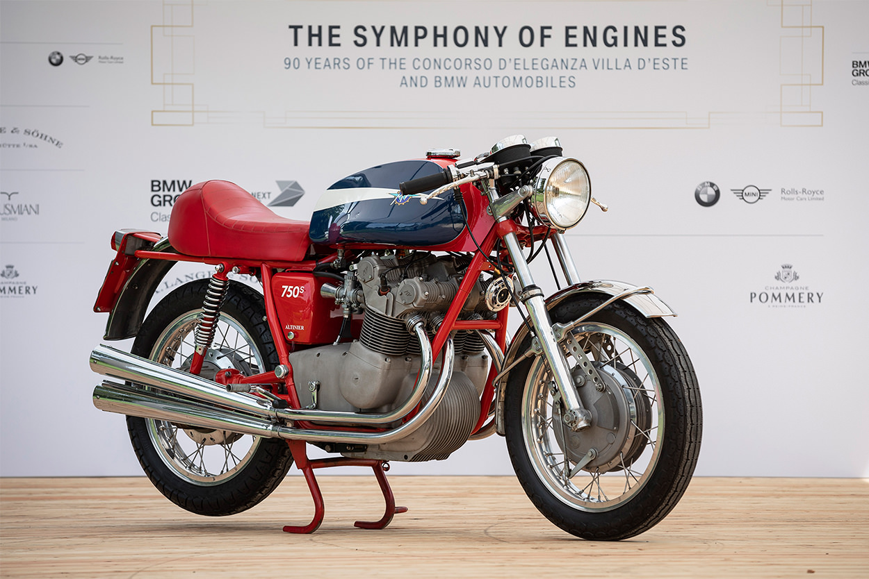 1969 MV Agusta 750 at the 2019 Concorso d'Eleganza