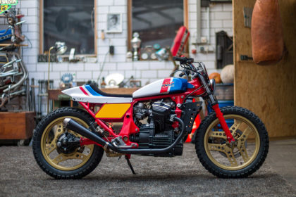 Pure 80s Magic: A Honda CX500 Street Tracker by Kingston Custom