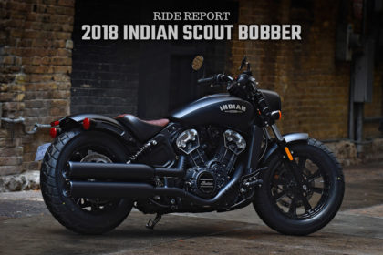 Review: The 2018 Indian Scout Bobber