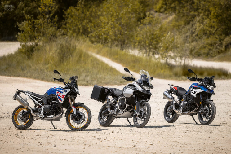 The 2024 BMW F900GS, F900GS Adventure and F800GS