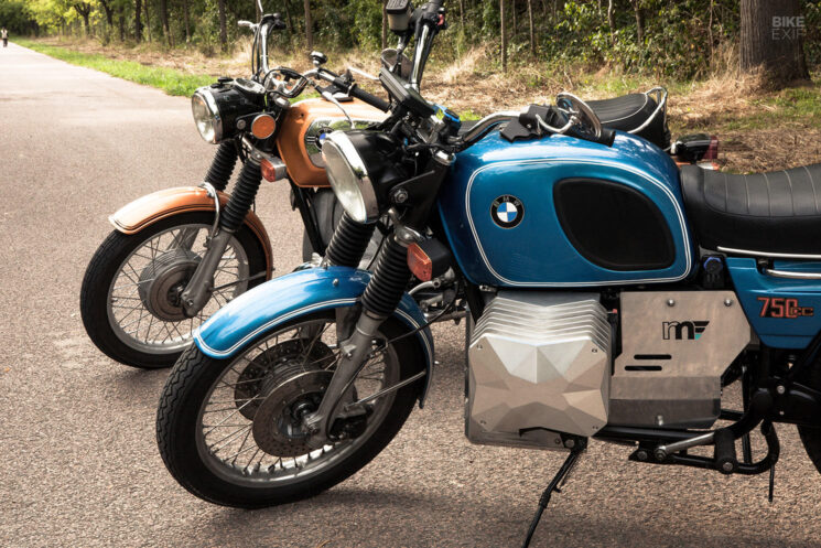 Electric motorcycle conversion for BMW boxers