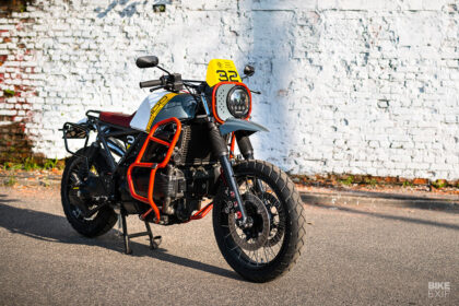 BMW K1100LT scrambler by Cardsharper Customs