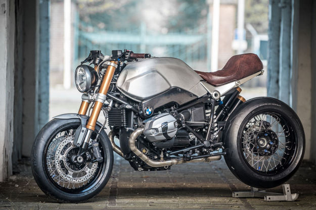 BMW R nineT customized by Smokin' Motorcycles.