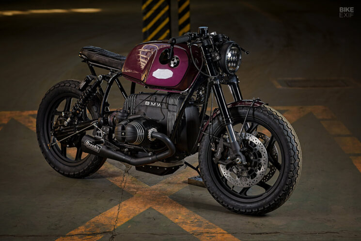 BMW R100 bobber by Cardsharper Customs