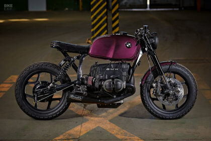 BMW R100 bobber by Cardsharper Customs