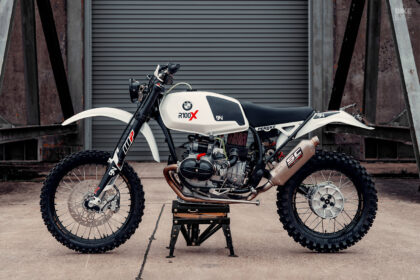 Custom BMW R100 enduro bike by Ben Norton