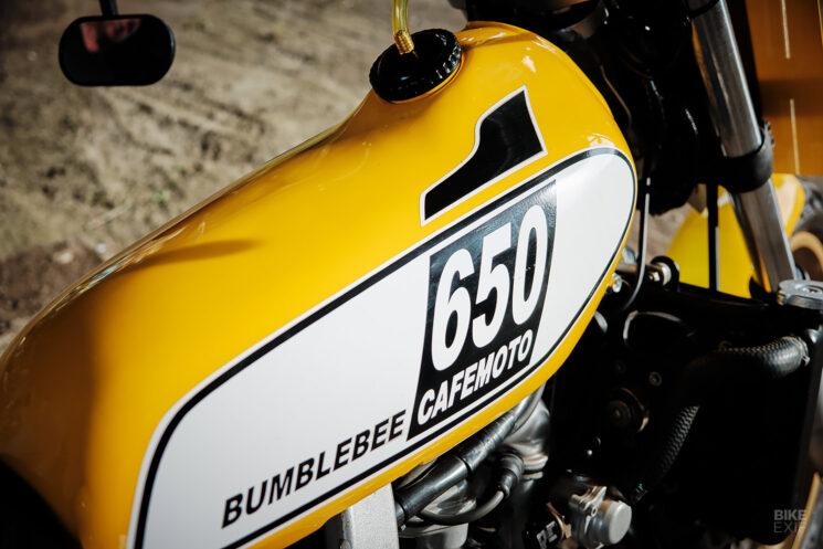 BMW F650 Funduro street tracker by Cafemoto