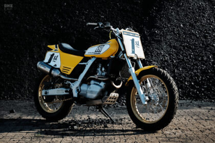 BMW F650 Funduro street tracker by Cafemoto