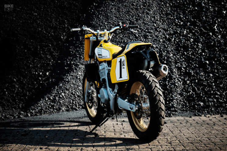 BMW F650 Funduro street tracker by Cafemoto