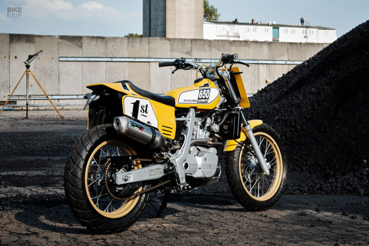 BMW F650 Funduro street tracker by Cafemoto