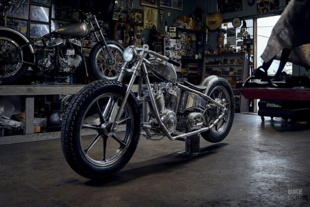 Custom electric motorcycle by Wannabe-Choppers