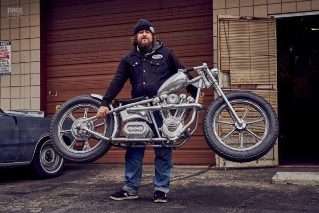 Custom electric motorcycle by Wannabe-Choppers