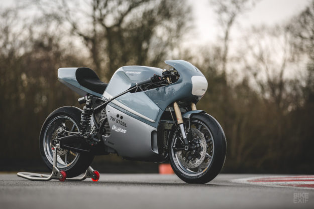 Custom Energica Eva electric motorcycle by deBolex Engineering