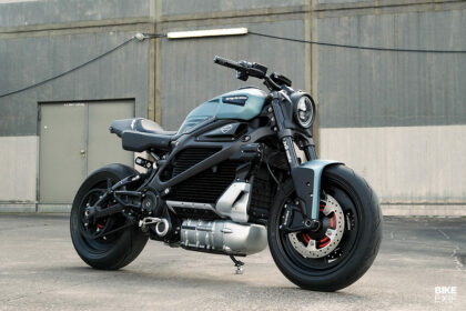 Custom Harley LiveWire electric motorcycle by JvB-moto