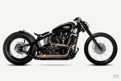 Custom Heritage Softail: One Way Machine’s Drag-Inspired Quartermile