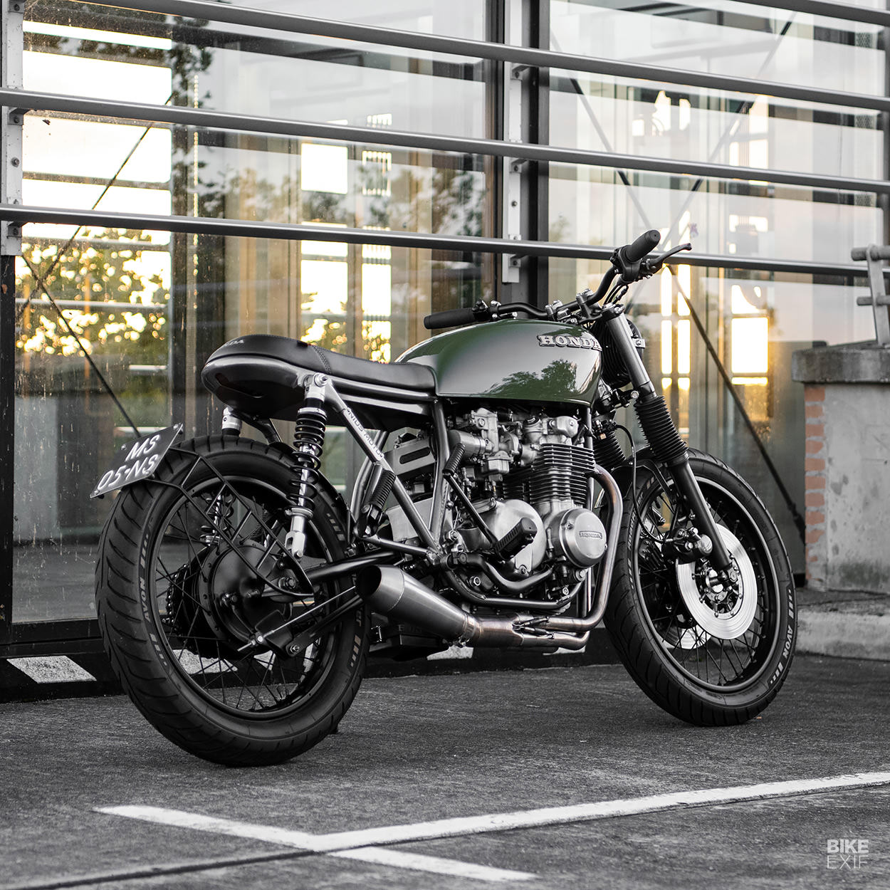 Honda CB550 scrambler by Nius Moto