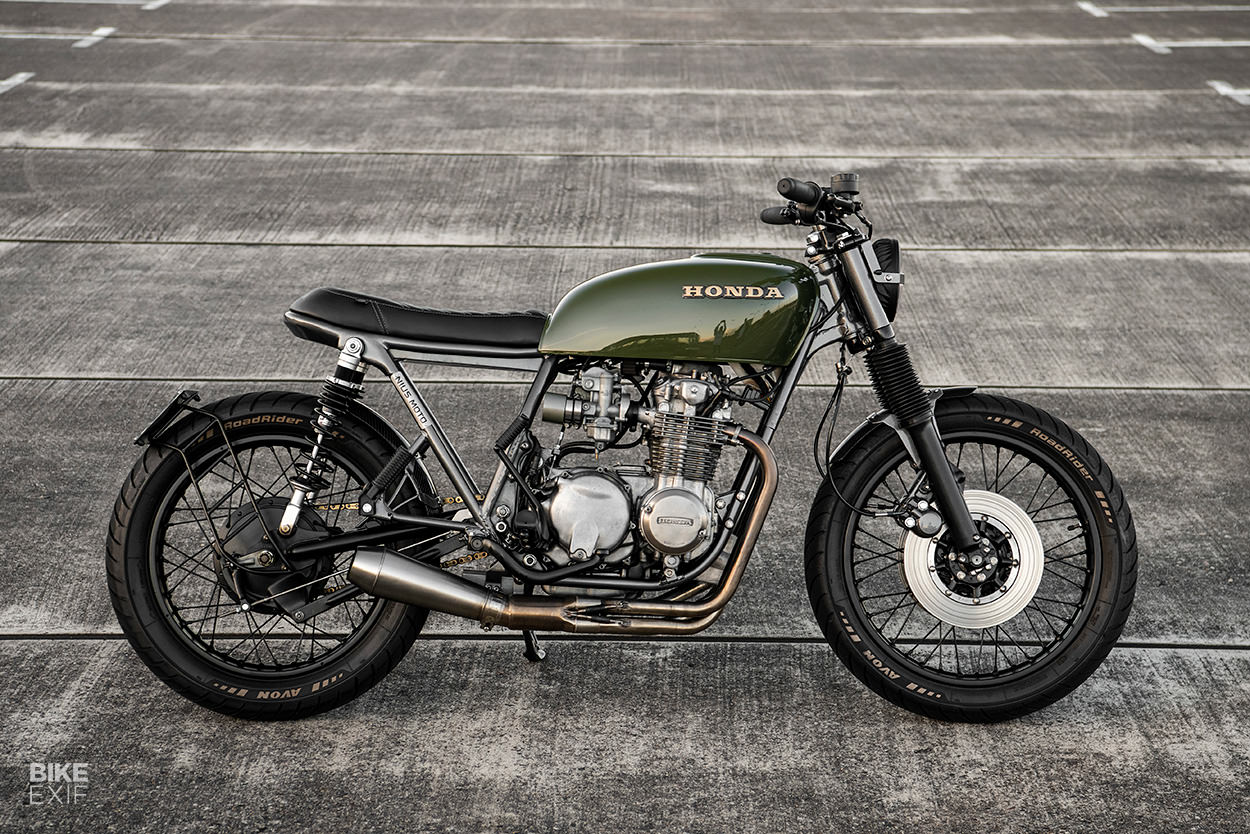 Honda CB550 scrambler by Nius Moto