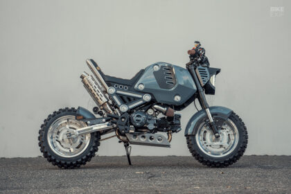 Custom Honda Grom by Steady Garage