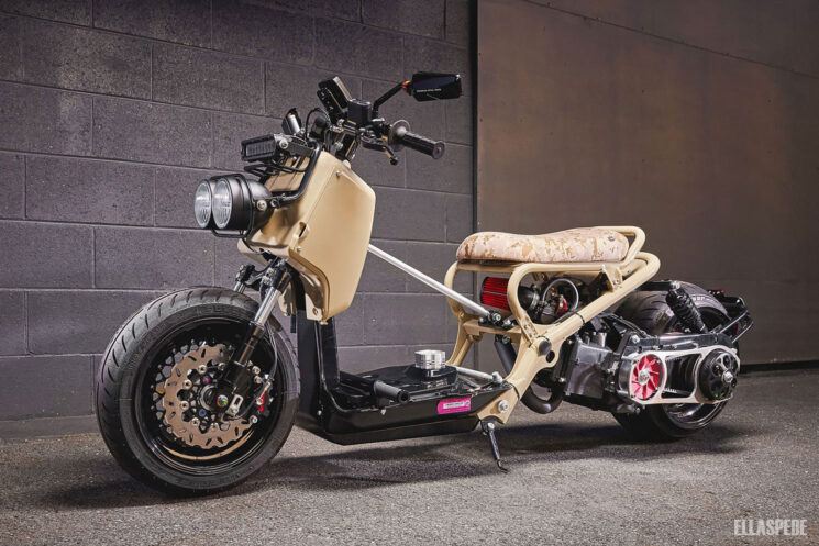 Custom Honda Ruckus by Ellaspede