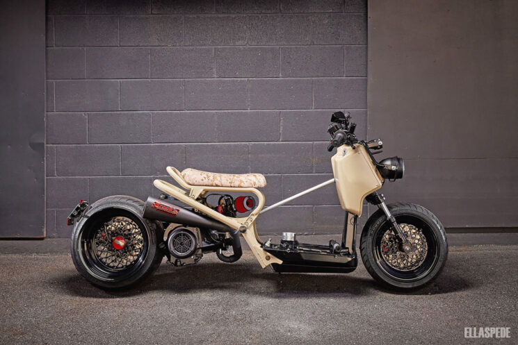 Custom Honda Ruckus by Ellaspede