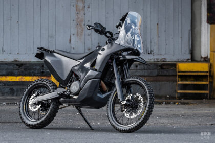 Custom Husqvarna 701 Enduro with carbon fiber