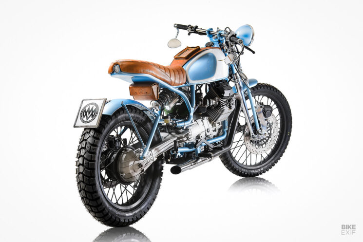 Custom Moto Guzzi NTX 750 by Matteucci Garage