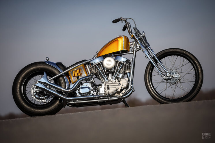 Custom S&S panhead by MB Cycles