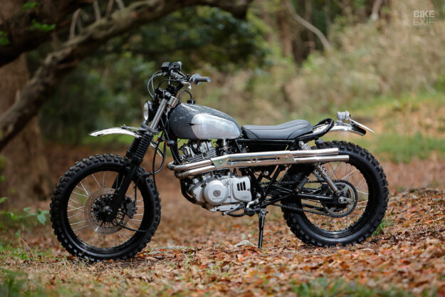 Custom Suzuki TU250 Grasstracker by Heiwa MC