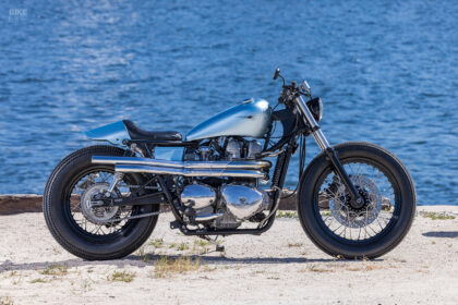 Custom Triumph Bonneville T100 by Heiwa MC