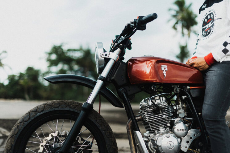 Yamaha Scorpio scrambler by Deus Bali