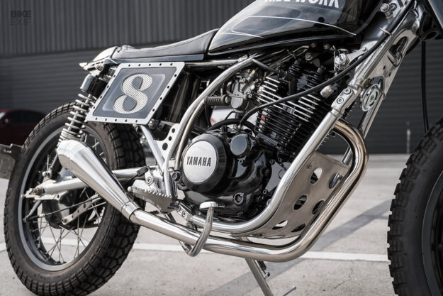 Yamaha SR150 street tracker by Hide Work Custom