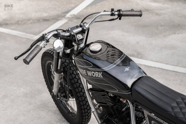 Yamaha SR150 street tracker by Hide Work Custom