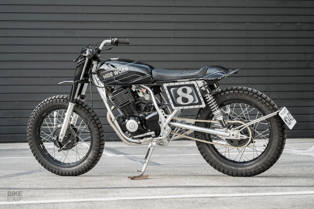 Yamaha SR150 street tracker by Hide Work Custom