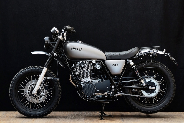 New Yamaha SR400 customized by Wrenchmonkees