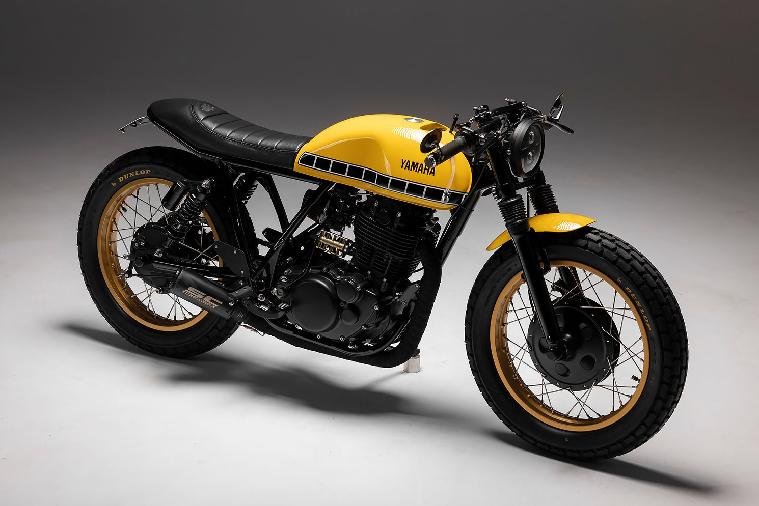 Custom Yamaha SR400 by Black Cycles