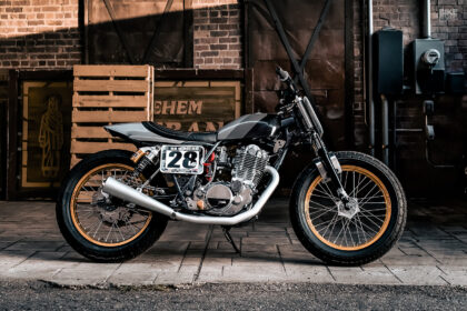 Yamaha SR500 flat tracker by Chad Daly