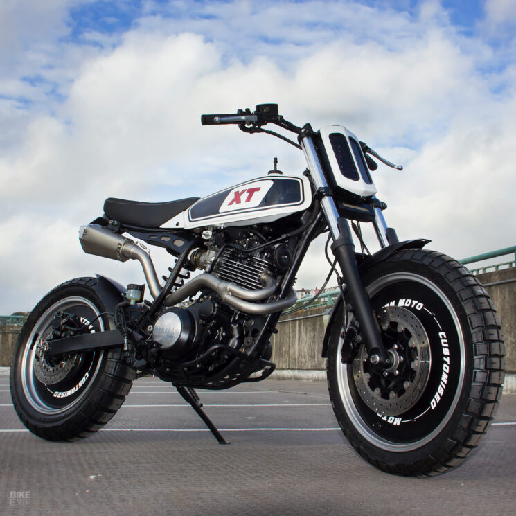 Yamaha XT600 street tracker by Hoxton Moto