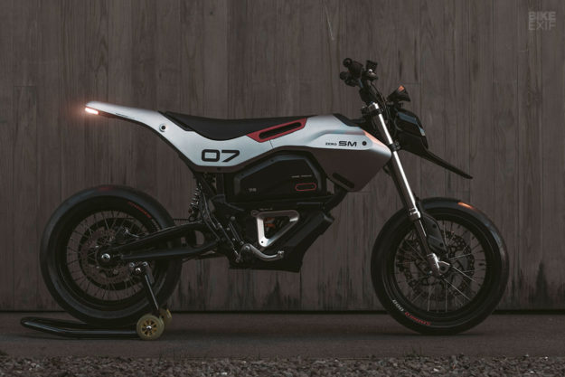 Custom Zero FXS electric motorcycle by Huge Moto