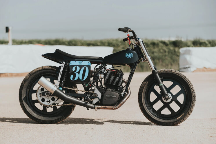 Ron Wood Rotax flat tracker by Deus Milan