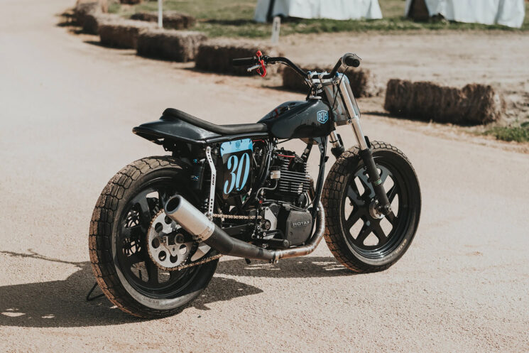 Ron Wood Rotax flat tracker by Deus Milan