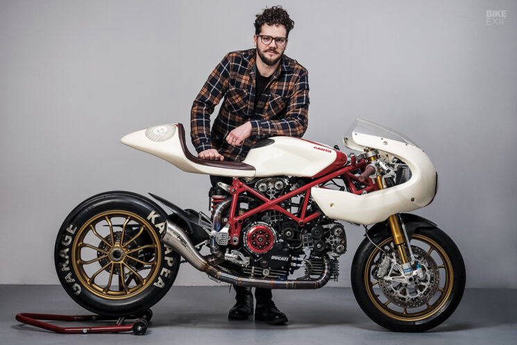 Ducati 749 café racer by Kalapea Garage