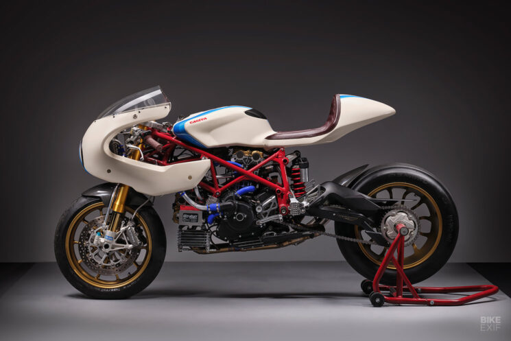 Ducati 749 café racer by Kalapea Garage