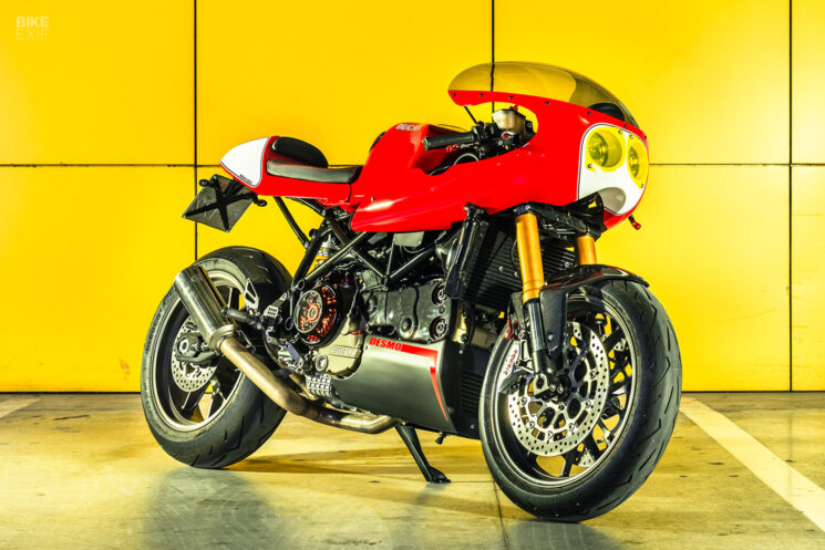 Ducati 749 café racer by North East Custom