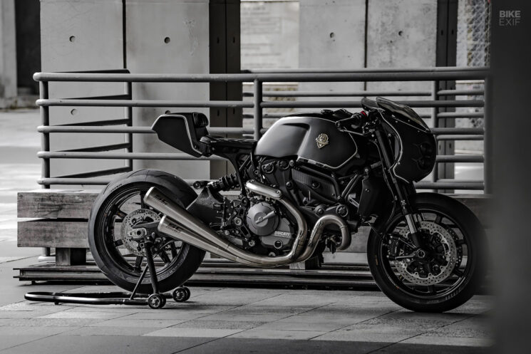 Ducati Monster 821 café racer by Rough Crafts