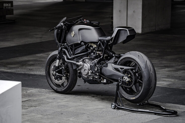 Ducati Monster 821 café racer by Rough Crafts