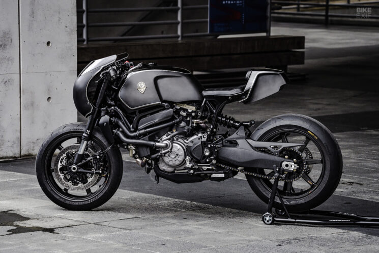 Ducati Monster 821 café racer by Rough Crafts